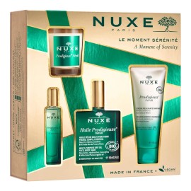Nuxe PROMO A Moment of Serenity με Huile Prodigeuse Neroli Ξηρό Λάδι 100ml & Αφρόλουτρο 100ml & Αρωμα 15ml & Αρωματικό Κερί 70gr