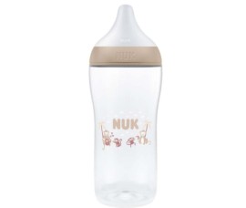 Nuk Perfect Match Μπιμπερό Πλαστικό Μπεζ, Θηλή XL για 6m+ 360ml 10.217.002