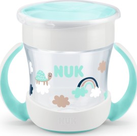 Nuk Mini Magic Cup με Χείλος και Καπάκι 6m+ Πράσινο 160ml 10.751.278