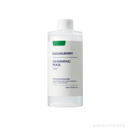 Eqqualberry Swimming Pool Toner, хипоалергенен тонизиращ лосион за лице за нежно ексфолиране 300 мл