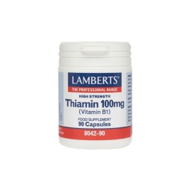 Lamberts Thiamin, Θειαμίνη (Vitamin B1) 100mg 90caps