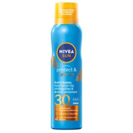 Nivea Sun Protect & Bronze Oil Mist Αδιάβροχο Αντηλιακό Λάδι για το Σώμα SPF30 σε Spray 200ml