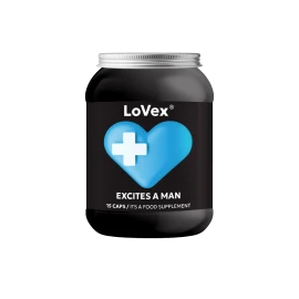 LoVex Excites A Man – Натурално средство за подобряване на мъжката потентност 15 капсули