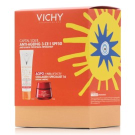 Vichy PROMO 2025 με Αντηλιακή Προσώπου Anti-Ageing 3 in 1 SPF50 50ml & ΔΩΡΟ Liftactiv Collagen Specialist 16 Day Cream 15ml