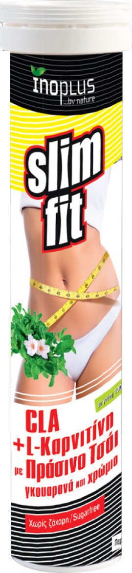 InoPlus Slim Fit Φόρμουλα για Αδυνάτισμα με CLA & L-Carnitine, Πράσινο Τσάι 20tabs Aναβράζοντα