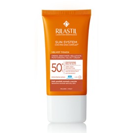 Rilastil System Velvet Cream Αντηλιακή Λεπτόρρευστη Κρέμα Προσώπου SPF50+ 50ml