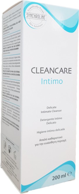 Synchroline Cleancare Intimate pH 4.5 Cleanser Απαλό καθαριστικό για την Ευαίσθητη Περιοχή 200ml