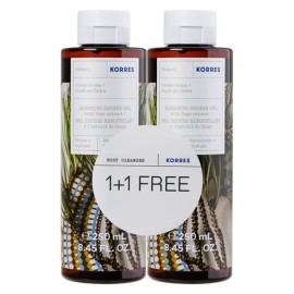 Korres Forest Cedar Αφρόλουτρο Κέδρος 1+1 ΔΩΡΟ 2x250ml