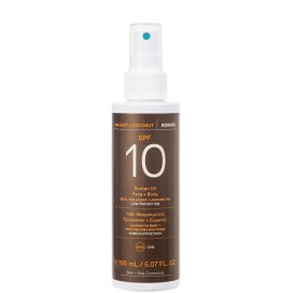 Korres Λάδι Μαυρίσματος Προσώπου-Σώματος Walnut & Coconut SPF10 150ml