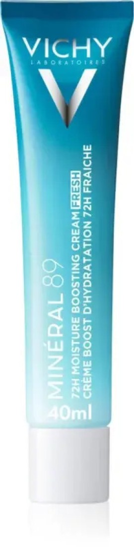 Vichy Mineral 89 72h Moisture Boosting Cream Tube Ενυδατική Κρέμα Προσώπου με Υαλουρονικό Οξύ 40ml