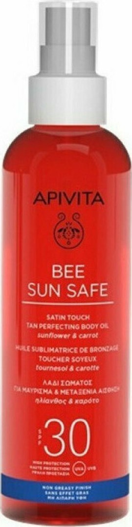 Apivita Bee Sun Safe Tan Perfecting Body Oil SPF30 200ml