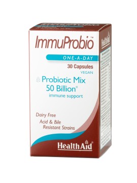 Health Aid Immuprobio Ενισχυμκένη Φόρμουλα Προβιοτικών - Πρεβιοτικών 30caps