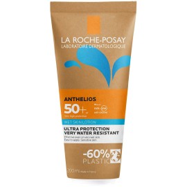 La Roche Posay Anthelios Wet Skin Αδιάβροχη Αντηλιακή Λοσιόν Σώματος SPF50 200ml
