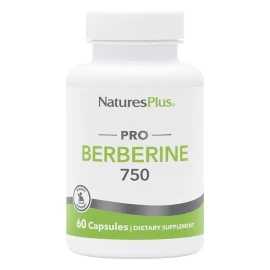 Хранителна добавка Natures Plus Berberine за контрол на захарта 750 мг 60 капсули