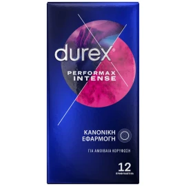 Презервативи Durex Performax Intense с забавяне и ребра 12 броя