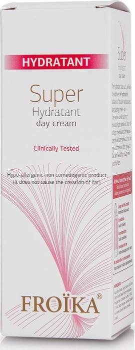 Froika Super Hydratant Cream Ενυδατική Kρέμα Hμέρας για Πρόσωπο & Λαιμό 50ml