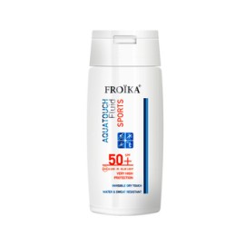FROIKA Aquatouch Fluid Sports SFP50 Εξαιρετικά Λεπτόρρευστο Αντηλιακό για  Έντονη Σωματική Άσκηση. 100ml