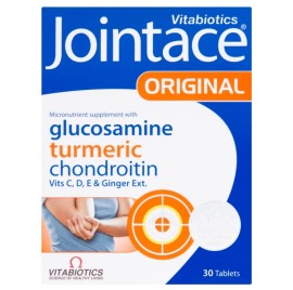 Vitabiotics Jointace Original Συμπλήρωμα με Γλυκοζαμίνη, Χονδροϊτίνη, Κουρκουμά για την Υγεία Αρθρώσεων & Οστών 30caps