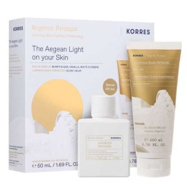 Korres PROMO 2025 The Aegean Light on Your Skin με Eau de Toilette Aegean Bronze Γυναικείο Άρωμα 50ml & Luminous Body Perfecter 200ml