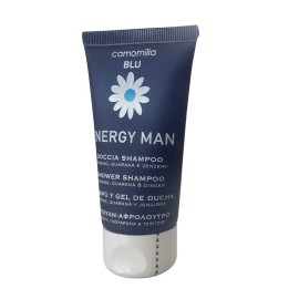 Camomilla Blu Energy Man, 2 σε 1 Σαμπουάν - Αφρόλουτρο με Τζίνσενγκ, Γκουαρανά, Τζίντζερ 50ml