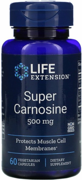 Life Extension Super Carnosine Καρνοσίνη 500mg 60caps