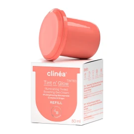 Clinea Tint n Glow Light гел за лице с сияен цвят, пълнител 50 мл