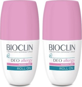 Bioclin Promo Deo Allergy Alcohol Free Roll-on Αποσμητικό 50ml 1+1 Δώρο