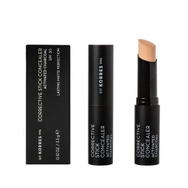 KORRES ACTIVATED CHARCOAL Corrective Stick Concealer SPF 30 ACS3 3,5gr