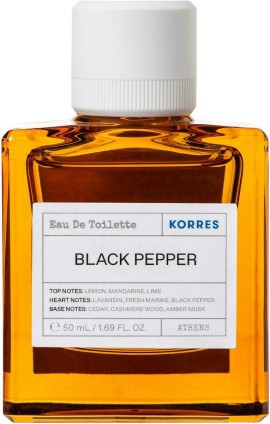 Korres Black Pepper Eau de Toilette Ανδρικό Αρωμα 50ml