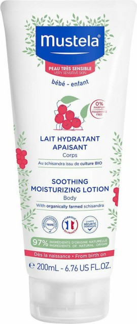 Mustela Soothing Moisturizing Body Lotion Βρεφικό Ενυδατικό Γαλάκτωμσ 200ml