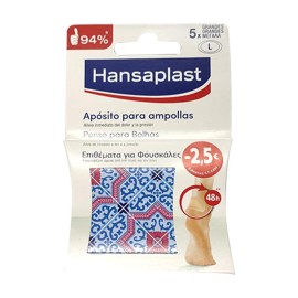 Hansaplast Επιθέματα με Gel για Φουσκάλες Large 5τμχ