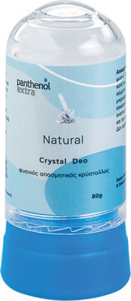 Panthenol Extra Crystal Deo Natural Roll-On Αποσμητικός Κρύσταλλος 80gr