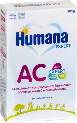 Humana AC Expert Anticolic 0m+ Γάλα σε σκόνη 300gr