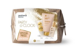 Panthenol Extra Party O Clock Gold Femme 3 Σε 1 Γαλάκτωμα Καθαρισμού 200ml & Eau De Toilette Aρωμα 50ml & Συσφιγκτική Μάσκα Προσώπου 75ml