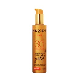 Nuxe Gold Αδιάβροχο Αντηλιακό Λάδι Προσώπου και Σώματος SPF30 150ml
