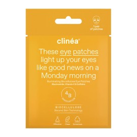 Clinea Illuminating Biocellulose Eye Patches Ματιών για Λάμψη, 1 ζευγάρι