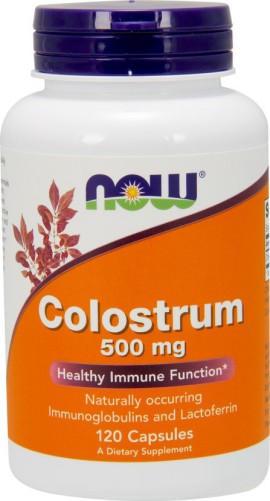 NOW Colostrum 500mg Πρωτόγαλα 120caps