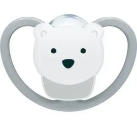 NUK Perfect Match Air Πιπίλα Σιλικόνης 18-36m Πολική Αρκούδα 10.177.225 1τμχ