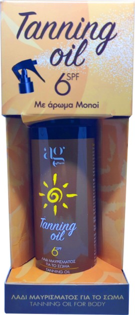 Ag Pharm Tanning Oil SPF6 Λάδι Μαυρίσματος με Αρωμα Monoi 150ml