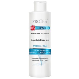 Froika DS Cleanser Gel Καθαρισμού Προσώπου για Λιπαρό - Σμηγματορροϊκό Δέρμα 200ml