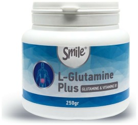 Smile L-Glutamine Plus Γλουταμίνη & Βιταμίνη B1 250gr