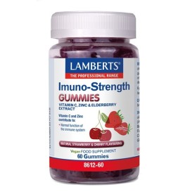 Lamberts Imuno-Strength Φόρμουλα για Ενίσχυση του Ανοσοποιητικού, Κεράσι Φράουλα 60 ζελεδάκια