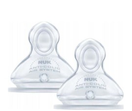 NUK First Choice Θηλή Σιλικόνης 3m+ Medium 2τμχ 10.124.044