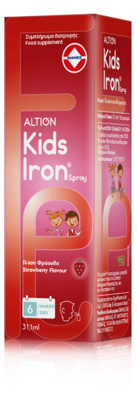 Altion Kids Iron Spray Железна добавка за деца под формата на спрей 30 мл Ягода