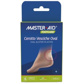 Master Aid Footcare Oval Blister Plaster Υδροκολλοειδές Επίθεμα για Φουσκάλες 6τμχ
