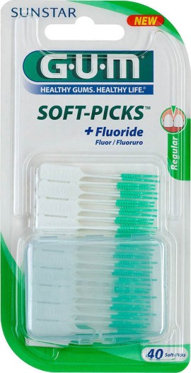 GUM Soft Picks 632 Medium Fluoride 40τμχ