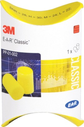 3M E-A-R Classic Ωτοασπίδες 2τμχ σε Κίτρινο Χρώμα