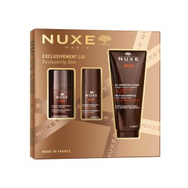 NUXE XMAS PROMO 2025 MenExclusively Him με Moisturizing Multi-Purpose Gel 50ml & 24H Protection Deodorant 50ml & Multi-Use Shower Gel 200ml