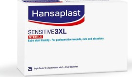 Hansaplast Αποστειρωμένα Αυτοκόλλητα Επιθέματα Sensitive 3XL 15x10cm 25τμχ