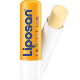Liposan Sun Protect Lip Balm SPF50, Προστατευτικό Βάλσαμο Χειλιών 24ωρη Ενυδάτωση & Υψηλή Αντηλιακή Προστασία 4.8g